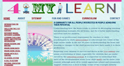 Desktop Screenshot of 4mylearn.org